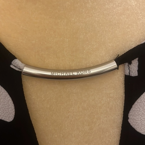 Nwt‎ Michael Kors Black And White Blouse Size M - Picture 3 of 7